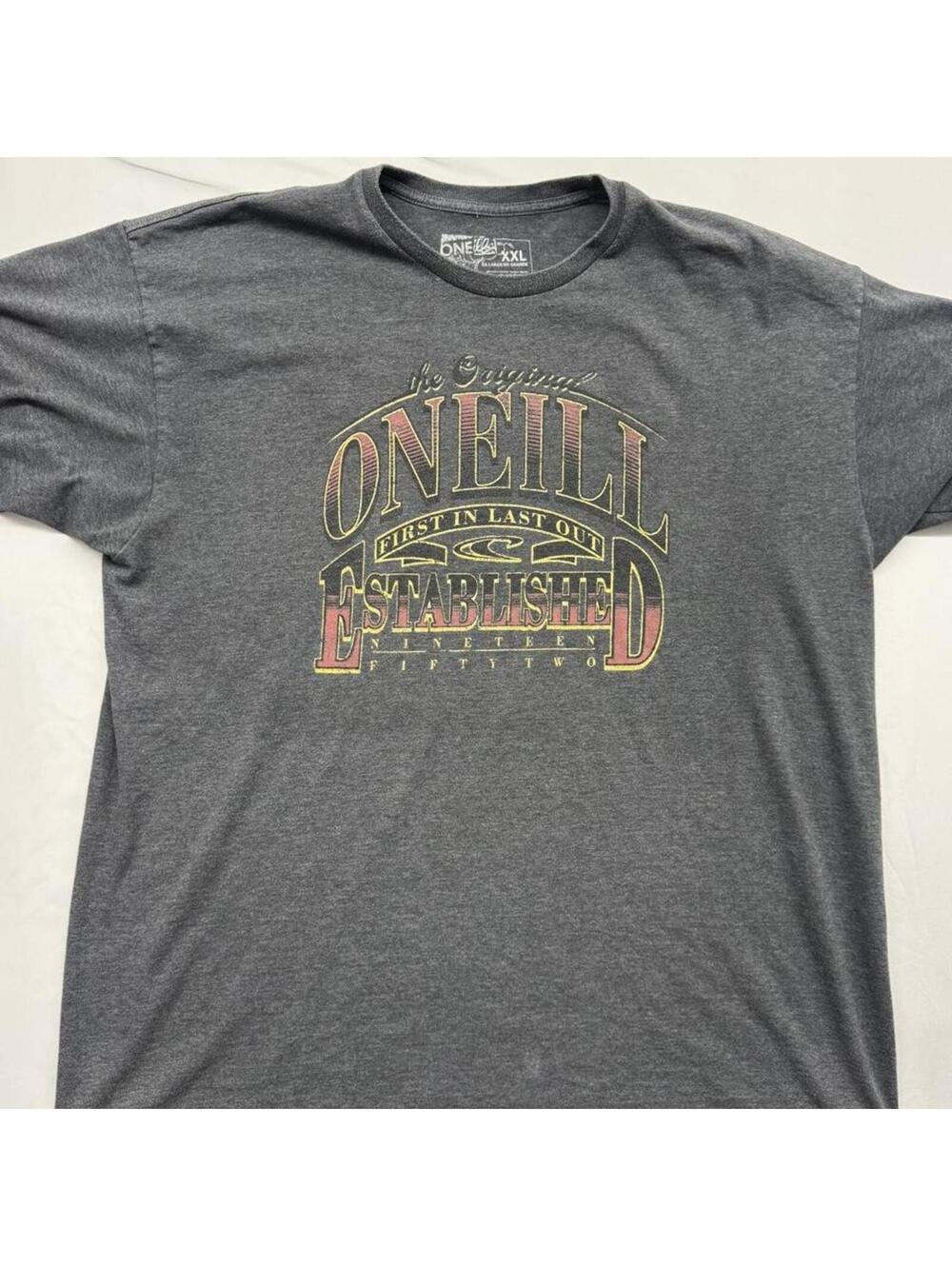 Retro O'Neill Established 1952 Graphic Tee Heather Grey XXL
